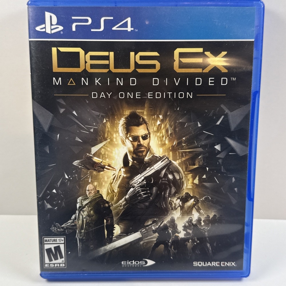 Deus Ex Mankind Divided Day One Edition (2016) – PS4 – Sony – Eidos Montreal